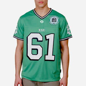 Camiseta Deportiva de Fútbol Americano Unisex, Transpirable, de Malla, Uniforme de Equipo Personalizado, Poliéster, Marca Privada OEM, Ropa Deportiva de EE. UU. - Product Image 1