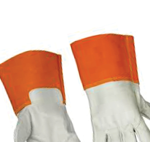Guantes de Seguridad Unisex al por Mayor con Rayas de Caramelo, de Cuero de Vaca, Resistentes a Cortes y al Calor, Transpirables y Duraderos, de 14 Pulgadas - Product Image 2