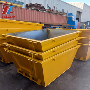 Contenedor <span class=keywords><strong>de</strong></span> Basura Apilable <span class=keywords><strong>de</strong></span> Acero Amarillo, el Más Vendido, para el Transporte <span class=keywords><strong>de</strong></span> Materiales <span class=keywords><strong>de</strong></span> Construcción - Product Image 6