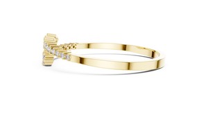Bracelet de luxe en or massif 14 carats avec diamant de laboratoire de forme ronde, certifié IGI, idéal pour cadeau, mariage, fiançailles, personnalisation OEM/ODM disponible - Product Image 3