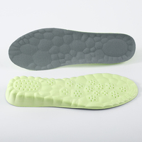 Semelles intérieures sportives en PU personnalisées en gros, rehausseuses de hauteur, avec coussinets souples, absorption des chocs, confortables, pour hommes et femmes