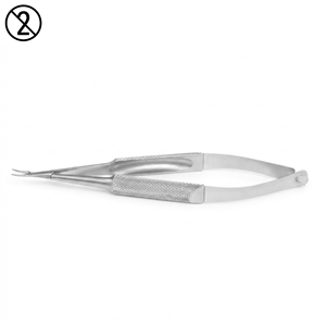 Pinzas de Anis Curvas, Desechables, de Acero Inoxidable, Instrumento Quirúrgico Oftálmico para Cirugía Ocular de Precisión - Product Image 1