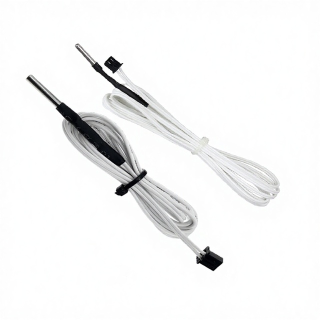 NTC100K Thermistor Sensor for 3D Printer, 350°C High Temperature Version, Stainless Steel Probe Thermal Head Accessories