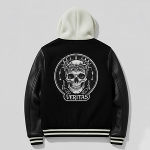 Chaquetas Varsity Letterman de Alta Calidad al por Mayor, Chaqueta con Capucha de Lana para Mujer, Ropa de Invierno en Oferta - Product Image 2