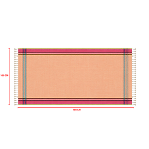 Toalla Kikoy de Algodón Suave Teñida con Hilo, a Rayas, Súper Absorbente, Ecológica, con Flecos, para Venta al por Mayor - Product Image 6