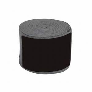 Bandages de boxe élastiques gris de 180 pouces pour le soutien des poignets, idéaux pour le MMA, le Muay Thai, la frappe sur sac de frappe et l'entraînement de force - Product Image 4