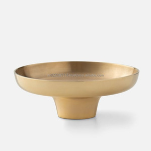 Lujoso cuenco de latón adecuado para comida tradicional que sirve temas de bodas indias y estilos de decoración clásica - Product Image 2