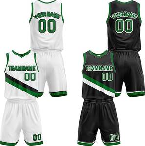 ชุดกีฬาคุณภาพดีที่สุด ชุดบาสเก็ตบอลแบบซับลิเมชั่น ระบายอากาศได้ดี/แห้งเร็ว/ทนทาน รับทำโลโก้ตามสั่ง ราคาขายส่ง - Product Image 4