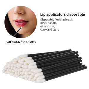 50 Aplicadores Desechables de Terciopelo para Delineador de Labios, Varitas para Lápiz Labial y Brillo Labial, Brochas de Maquillaje para Uso Estético - Product Image 3