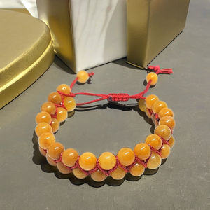 Vente chaude Naturel Jaune Aventurine Cristal Bracelet Réglable À La Main Guérison Cristal Bijoux pour Hommes Femmes En Vente - Product Image 1