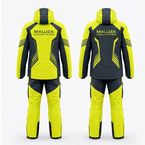 Traje de Esquí Personalizado OEM para Hombre, Impermeable, Transpirable, Cortavientos, Chaqueta y Pantalones para Snowboard, Ropa Deportiva para la Nieve - Product Image 2