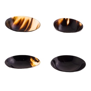 CUENCO DE CUERNO DE BUFFALO WATERS BUFFALO PARA SERVIR COMIDA CUENCO DE cuerno decorativo ÚNICO para centros de mesa Cuenco de cuerno sostenible - Product Image 1