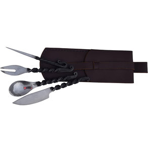 Juego de cubiertos medievales de estilo antiguo para fiestas medievales, restaurantes y actividades de comedor al aire libre - Product Image 2