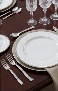 Ensemble de couverts en acier inoxydable argenté de qualité supérieure, couverts élégants, accessoires essentiels pour la cuisine et la table, vaisselle de luxe - Product Image 5