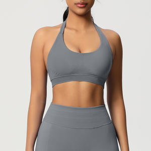 Soutien-gorge de sport personnalisé pour femme, à fort impact, col en U, compression douce, léger, pour yoga et entraînement - Product Image 5