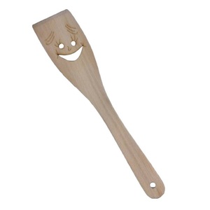 Ensemble de spatules classiques en bois d'olivier, outils de cuisine en bois naturel pour la cuisson, le fritage, le mélange et le service - Product Image 5