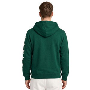 Sudaderas con capucha premium para hombre con estampado de estrellas personalizado, forro polar grueso, estilo urbano, con cremallera completa, proveedor mayorista OEM directo de fábrica, MOQ bajo - Product Image 3