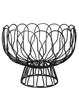 Cesta de Metal de Diseño Simple para Almacenamiento de Verduras, Color Negro Mate, Apilable, Multiusos, Cesta de Hierro para Organización - Product Image 6