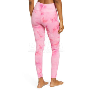 Stylish Women Fitness Mid <b>Legging</b> Solid Tummy <b>Control</b> Breathable Spandex/Nylon Fabric for Yoga Running Gym Everyday Training - Product Image 2
