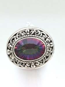 Mystic Topaz <b>Statement</b> <b>Ring</b> Handmade Gemstone Jewelry Elegant Women Gift Wholesale Supplier - Product Image 5