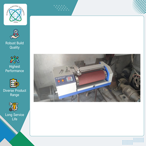 Nueva llegada de stock: Probador de abrasión DIN de calidad superior, velocidad de 40 RPM, fácil de operar, con alimentación de 5 amperios, origen India. - Product Image 6