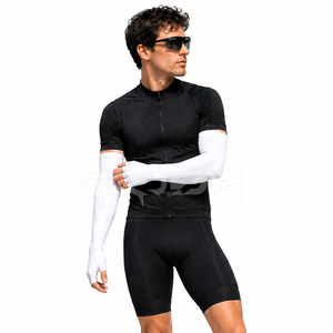 Unisex Long Fingerless Gloves With UV Protection Breathable Compression Arm Sleeves For Cycling And Outdoor Use - Product Image 1