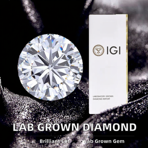 Diamante Cultivado en Laboratorio Certificado por IGI de Alta Calidad con Corte Excelente, Color D, Claridad VVS2, Capacidad de Producción en Masa de Fábrica, Venta al Por Mayor - Product Image 2
