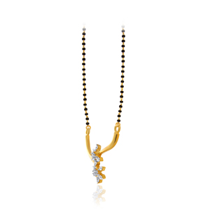 Collier long élégant pour femme, plaqué or rose 18 carats, or jaune, perles noires, pendentif floral, diamants de laboratoire taillés - Product Image 2