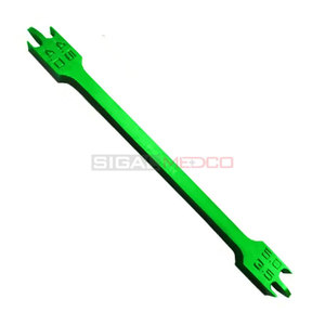 Green Color Coated Dental Orthodontic Gauge Bracket Height Measuring Gauge German Steel Orthodontic Medic Instruments - Product Image 3