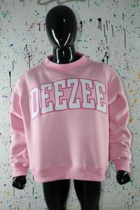 Sudadera DEEZEE con cuello simulado, 450 GSM, bordado con nombre personalizado, corte holgado, 100% algodón, felpa francesa. - Product Image 4