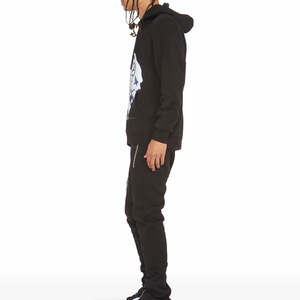 Conjuntos Deportivos para Hombre Más Vendidos, 100% Algodón, Diseño Personalizado con Estampado Sólido, para Entrenamiento Informal, Conjunto con Capucha para Correr en Invierno - Product Image 5