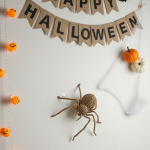 Arañas de mimbre tejidas al por mayor, decoración costera de Halloween, decoración económica para el hogar hecha por artesanos vietnamitas - Product Image 3