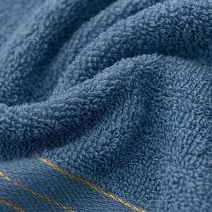 Serviette de toilette de luxe à séchage rapide en coton épais, très absorbante, pour salle de bain, vente en gros à bas prix, coton rayé - Product Image 4