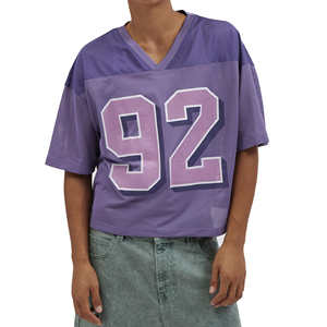 Hot Selling Custom Printed New High Quality Fabric Men's <b>V</b>-<b>neck</b> Mesh <b>T</b>-<b>Shirts</b>-Breathable Quick Dry Front Logo Mesh Tee <b>shirt</b> - Product Image 1