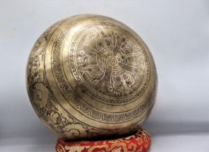 Bol chantant en laiton massif, son de guérison, méditation spirituel, ensemble de bols chantants Premium, Instrument religieux pur - Product Image 6