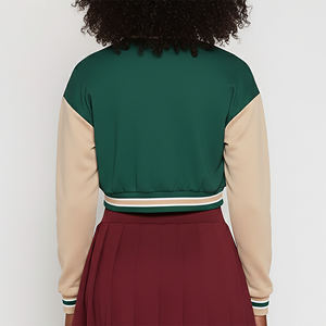 เสื้อครอปแบบหลวมใส่สบายน้ำหนักเบาเสื้อแจ็คเก็ตผ้าฝ้ายระบายอากาศได้ดี - Product Image 3