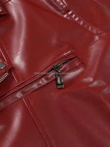 Recién llegado, chaqueta de cuero a la moda personalizada para hombre, ropa a la moda, nuevo estilo, venta directa de fábrica 2024, chaqueta de cuero para hombre - Product Image 5