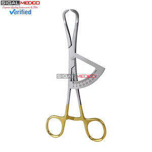 Calibrador de Mapeo de Crestas Óseas para Implantes Dentales con Mangos Dorados, Instrumento de Cirugía Oral de Precisión de Acero Inoxidable de Grado Alemán - Product Image 3