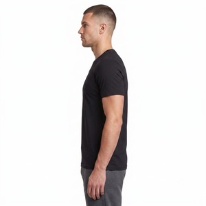Custom Men's <b>T</b>-<b>Shirt</b> Regular Fit XS-<b>6XL</b> Lightweight Jersey Solid Polyester/Cotton Breathable Logo Space Design - Product Image 3