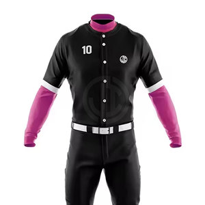 Uniforme de Béisbol Personalizado en Color, Tela de Poliéster Transpirable de Primera Calidad, Cantidad al por Mayor, MOQ Bajo para Ropa Deportiva - Product Image 6