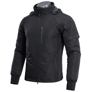 Chaqueta con Capucha para Hombre, Impermeable, Transpirable, de Softshell, Tipo Piel de Tiburón, con Forro Polar, Cortavientos, para Senderismo, Camping, Otoño, con Cierre - Product Image 4