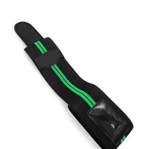 New Best Quality Adjustable High Quality Neoprene Custom Weightlifting <b>Knee</b> Wraps Breathable Non-Slip Unisex with Custom Logo - Product Image 3