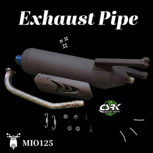 ท่อไอเสียเลเซอร์โลโก้ OEM สำหรับ MIO 125 ชุดอัพเกรดสมรรถนะ - Product Image 1