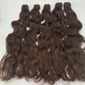Extensions de cheveux de trame ondulés naturels de cheveux non traités bruts très élevés aucune perte aucun enchevêtrement disponible en stock - Product Image 6