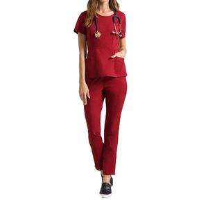Gran oferta, tela suave antiarrugas, venta al por mayor, nueva enfermera Scrubs, uniforme de Hospital, descuento superior médico, nuevos conjuntos de uniformes médicos para mujeres - Product Image 1
