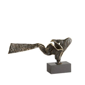 Sculpture abstraite moderne en aluminium, artisanat d'art, statue, décoration de luxe pour la maison, salon, bureau, décoration de table, anniversaire - Product Image 1