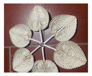 High Quality Handmade Bamboo <b>Fan</b> Palm Leaf Vintage Cooling <b>Hand</b> <b>Fan</b> - Product Image 1