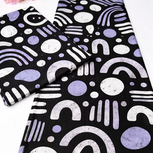 Tela Africana Estampada en Cera de Freetown de Calidad de Exportación, 100% Algodón, para Ropa Tradicional y Decoración - Product Image 1