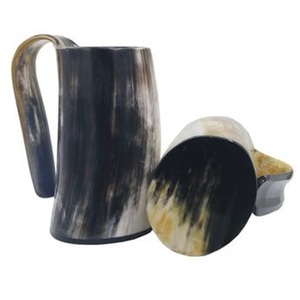 Natural horn <b>beer</b> mug Indian wholesaler horn mug Drinking horn for party Restaurant horn coffee cup Wholesaler Supply - Product Image 2