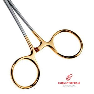 Tebbetts Ultra Delicate Needle Holder <b>Tungsten</b> Carbide Diamond Surface Jaw Surgical Instrument - Product Image 3